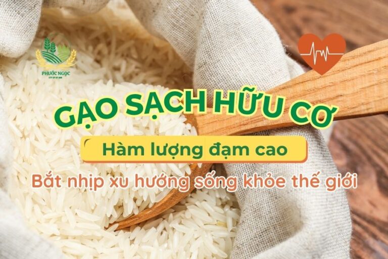 Bắt nhịp sống khỏe cùng Gạo Sạch Phước Ngọc đạm cao