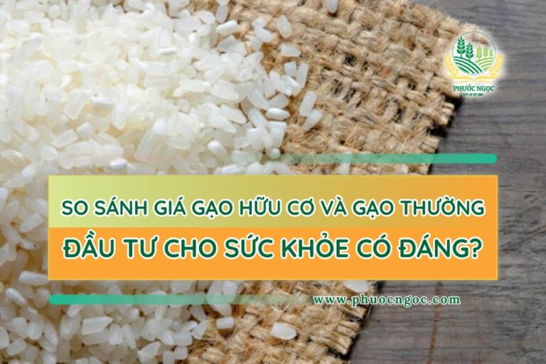 So Sánh Giá Gạo Hữu Cơ Và Gạo Thường: Đầu Tư Cho Sức Khỏe Có Đáng?