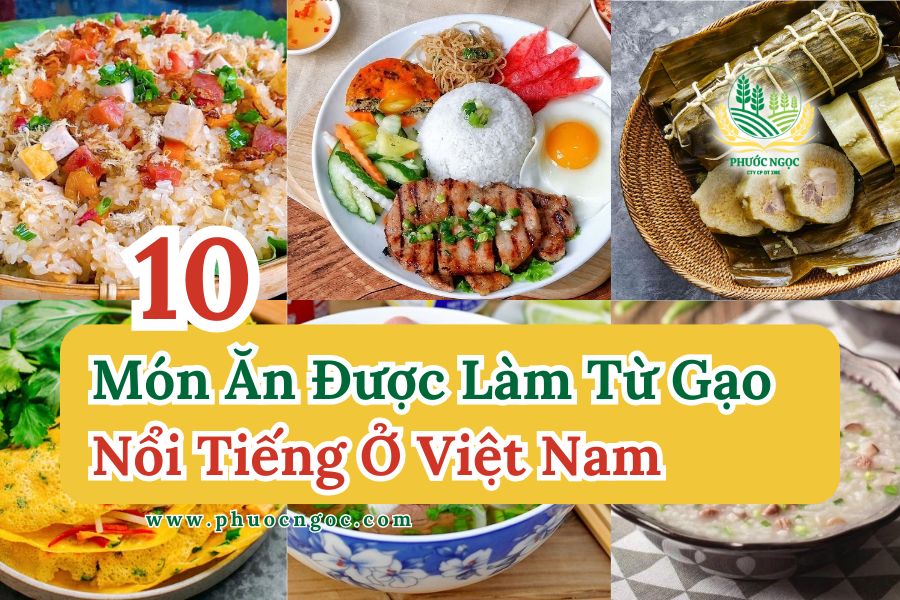 10 Món Ăn Được Làm Từ Gạo Nổi Tiếng Ở Việt Nam