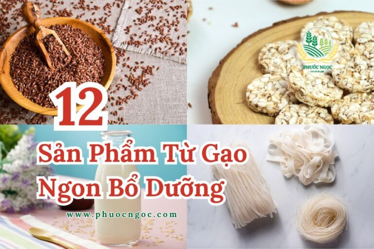 12 Sản Phẩm Từ Gạo Ngon Bổ Dưỡng Mà Bạn Nên Biết