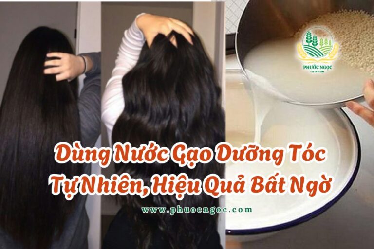Dùng Nước Gạo Dưỡng Tóc Tự Nhiên, Hiệu Quả Bất Ngờ