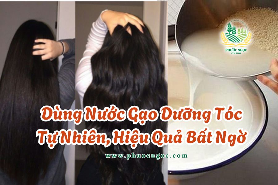 Dùng Nước Gạo Dưỡng Tóc Tự Nhiên, Hiệu Quả Bất Ngờ