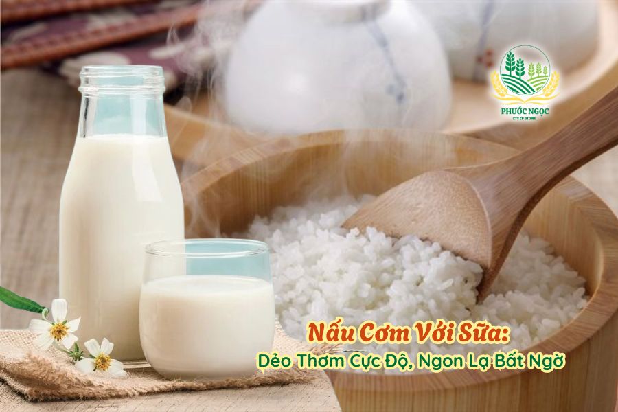 Nấu Cơm Với Sữa Dẻo Thơm Cực Độ, Ngon Lạ Bất Ngờ