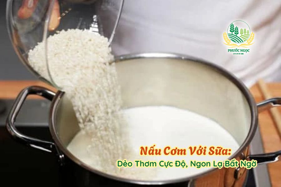 Cách Nấu Cơm Với Sữa Đúng Chuẩn