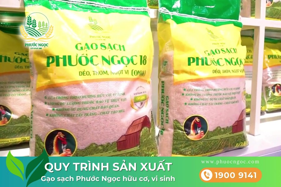 Gạo Sạch Chất Lượng Cao Phước Ngọc OM18