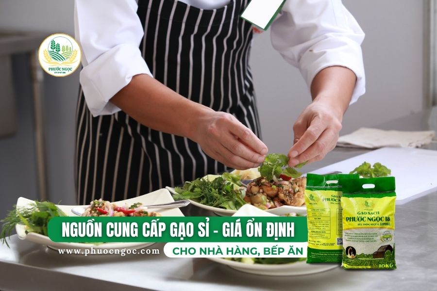 lưu ý quan trọng khi lựa chọn nguồn cung cấp gạo sỉ cho nhà hàng - bếp ăn