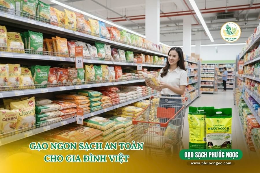 Gạo sạch Phước Ngọc - Giải pháp gạo ngon, an tâm lâu dài