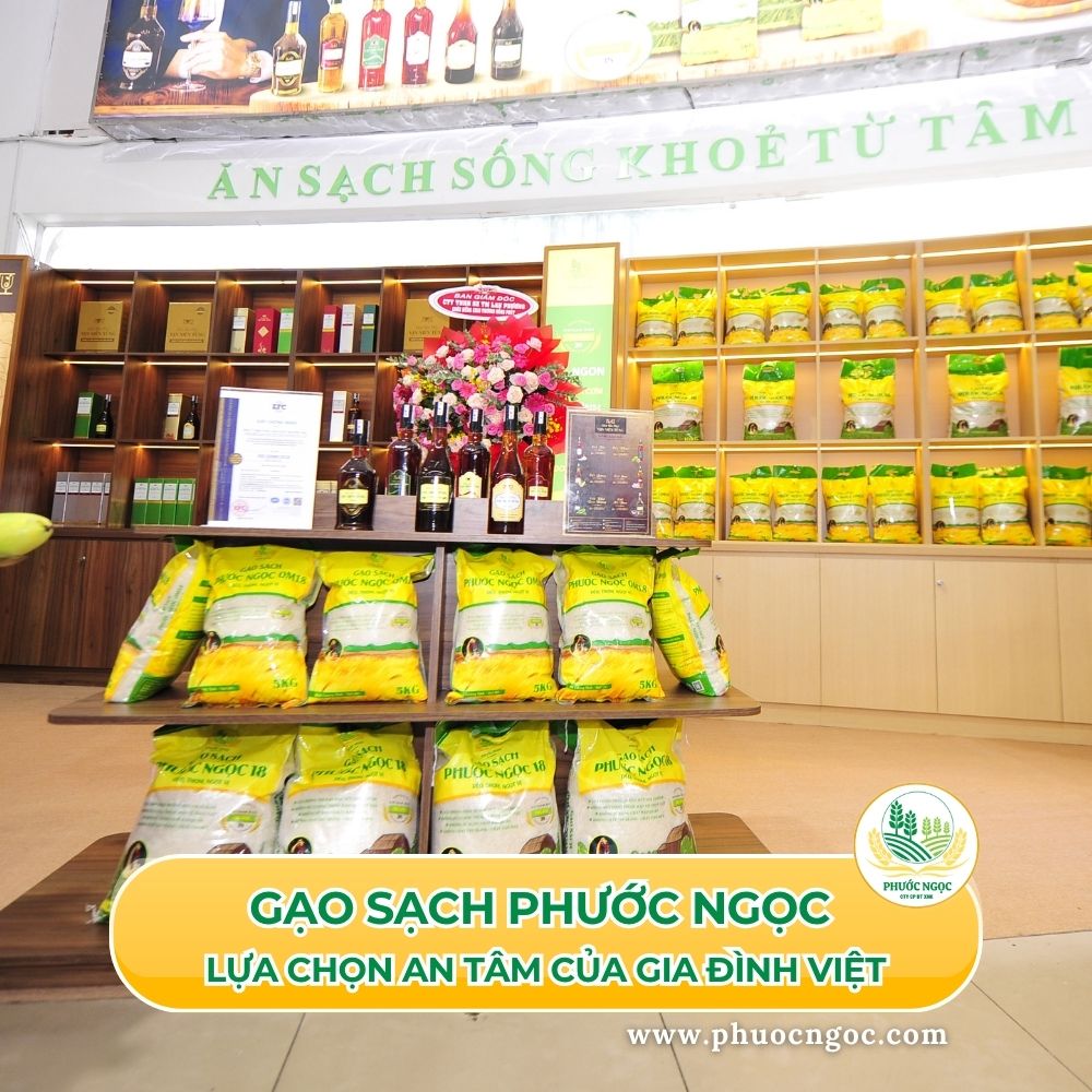 gạo sạch Phước Ngọc OM18