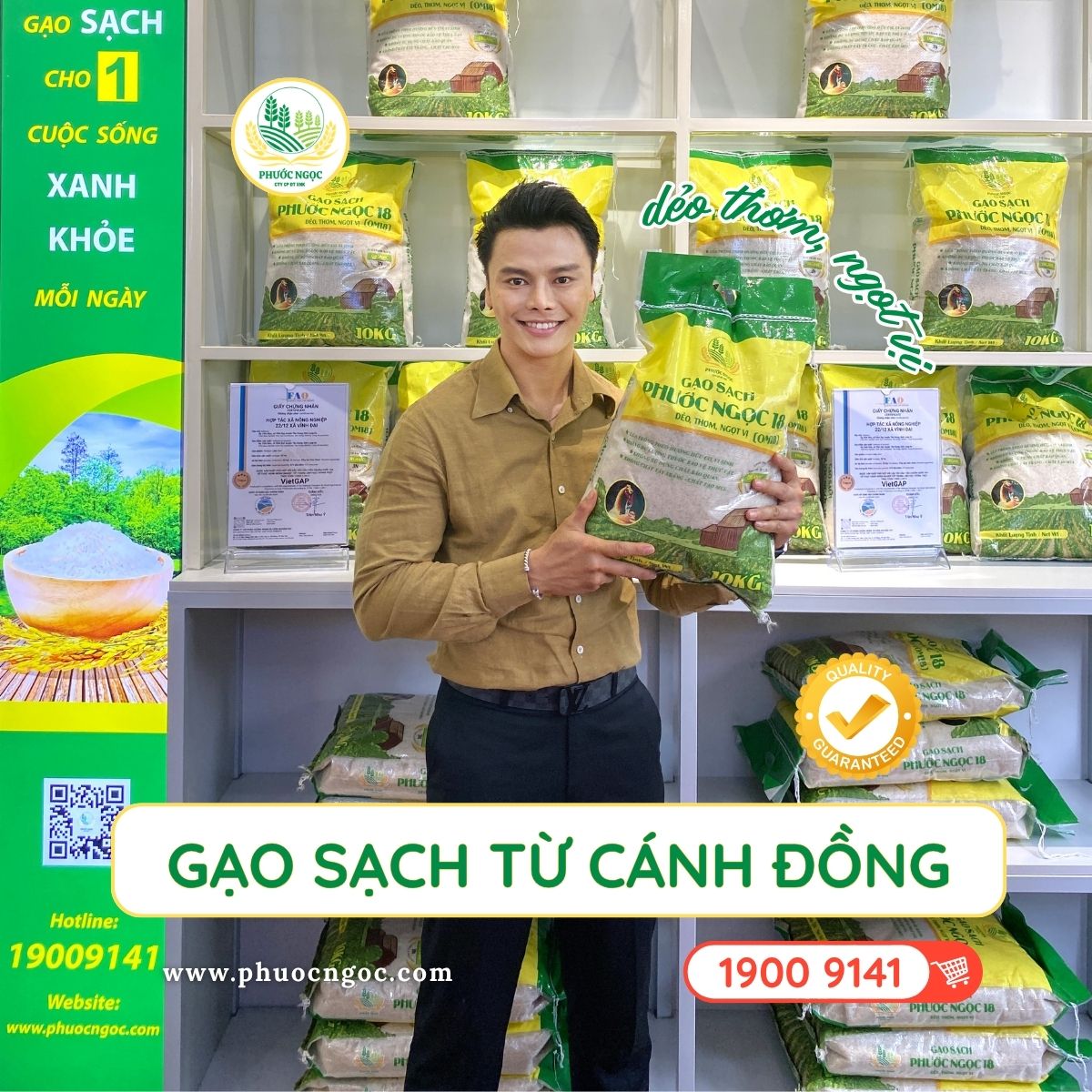 Phước Ngọc: Xây dựng niềm tin từ hạt gạo đến bàn ăn