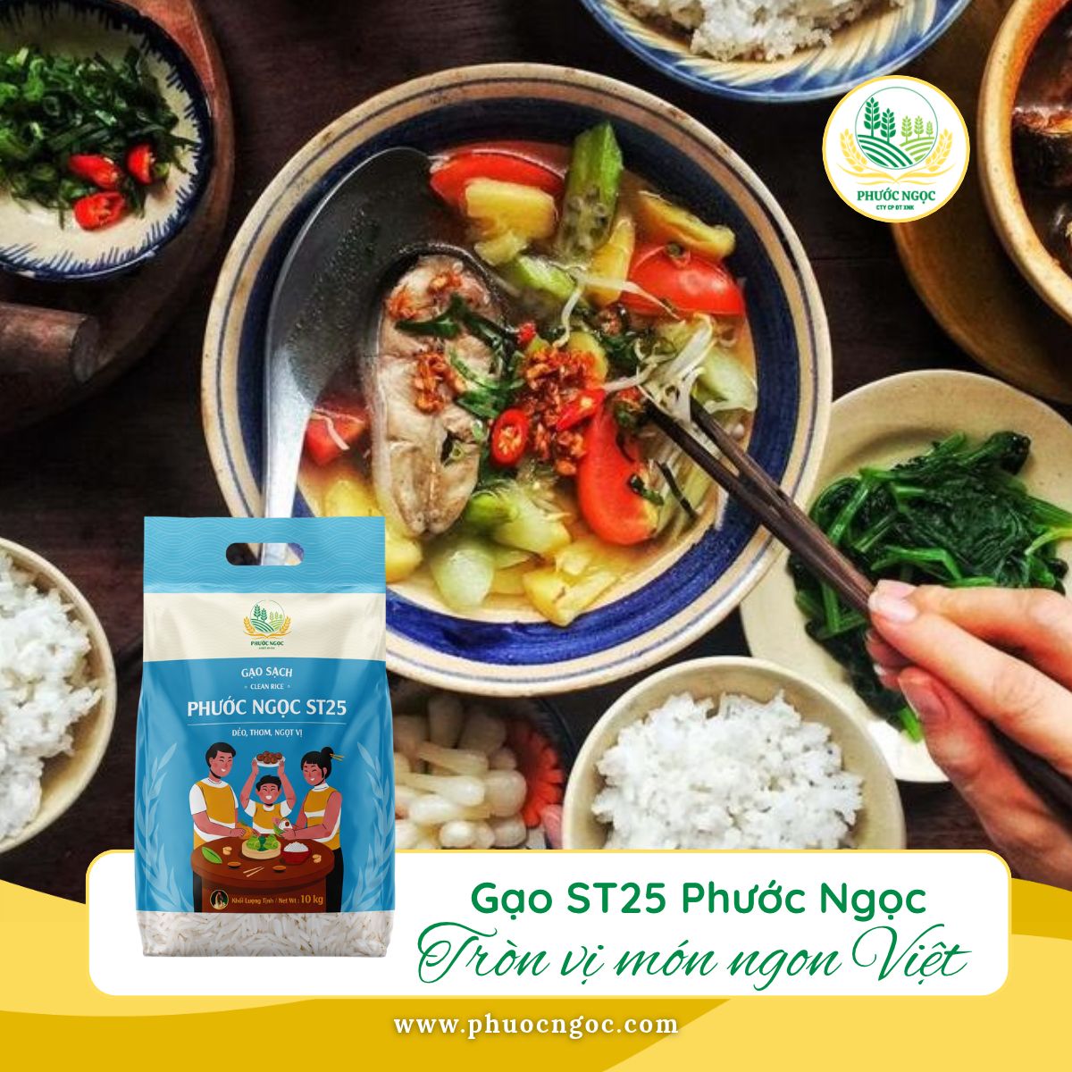 Gạo ST25 - Lựa chọn gạo thơm ngon cho hoạt động kinh doanh ẩm thực
